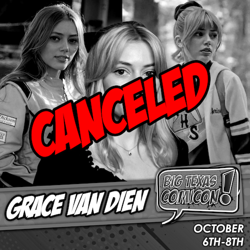 Grace Van Dien Canceled